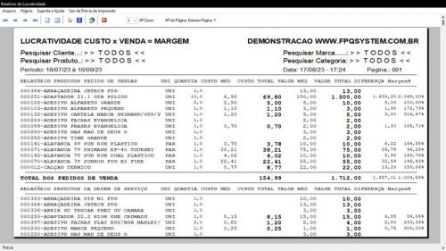 Programa para Loja de Bicicletaria com Serviços Vendas Estoque e Financeiro v4.0 Plus - Fpqsystem 682001