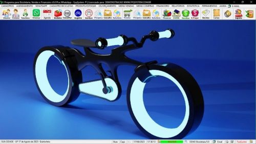 Programa para Loja de Bicicletaria com Serviços Vendas Estoque e Financeiro v5.0 Plus Whatsapp - Fpqsystem 682043