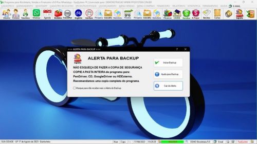 Programa para Loja de Bicicletaria com Serviços Vendas Estoque e Financeiro v5.0 Plus Whatsapp 682049