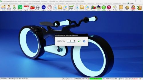 Programa para Loja de Bicicletaria com Serviços Vendas Estoque e Financeiro v5.0 Plus Whatsapp - Fpqsystem 682054
