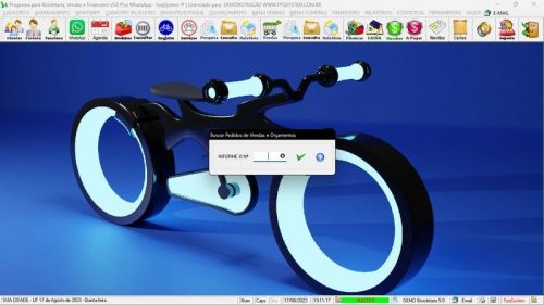 Programa para Loja de Bicicletaria com Serviços Vendas Estoque e Financeiro v5.0 Plus Whatsapp 682054