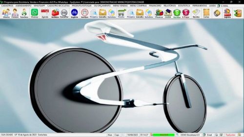 Programa para Loja de Bicicletaria com Serviços Vendas Estoque e Financeiro v6.0 Plus Whatsapp - Fpqsystem 682103