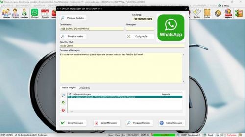 Programa para Loja de Bicicletaria com Serviços Vendas Estoque e Financeiro v6.0 Plus Whatsapp - Fpqsystem 682104