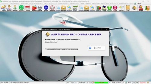 Programa para Loja de Bicicletaria com Serviços Vendas Estoque e Financeiro v6.0 Plus Whatsapp - Fpqsystem 682109