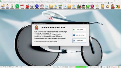 Programa para Loja de Bicicletaria com Serviços Vendas Estoque e Financeiro v6.0 Plus Whatsapp - Fpqsystem 682110