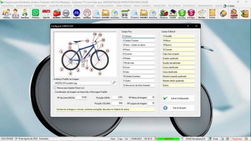 Programa para Loja de Bicicletaria com Serviços Vendas Estoque e Financeiro v6.0 Plus Whatsapp 682115