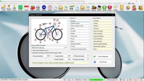 Programa para Loja de Bicicletaria com Serviços Vendas Estoque e Financeiro v6.0 Plus Whatsapp - Fpqsystem 682115