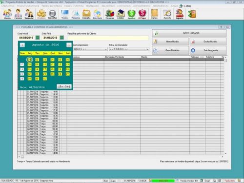 Programa para Loja de Calçados com Controle de Estoque Pedido de Vendas e Financeiro v4.0 Plus - Fpqsystem 656087