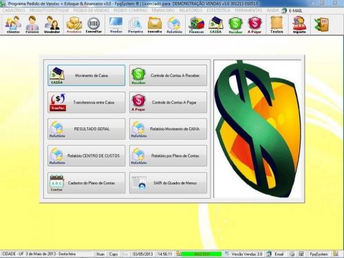 Programa para Loja de Calçados  Controle de Estoque Pedido de Vendas e Financeiro v3.0 Plus - Fpqsystem 655842