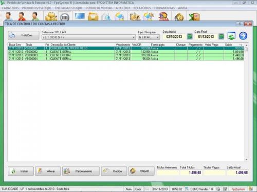 Programa para Loja de Moveis com Controle de Estoque e Pedido de Vendas v1.0 - Fpqsystem 653684