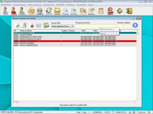 Programa para Orçamento e Ordem de Serviço Limpeza e Higienização v2.6 - Fpqsystem 656919