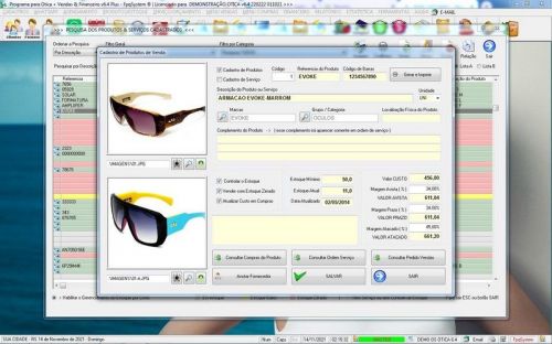Programa para Ótica e Relojoalheria Serviços Vendas Financeiro e Estatística v6.4 Plus - Fpqsystem 657745