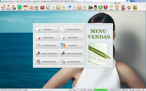 Programa para Ótica e Relojoalheria Serviços Vendas Financeiro e Estatística v6.4 Plus - Fpqsystem 657750