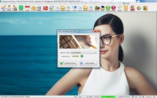 Programa para Ótica e Relojoalheria Serviços Vendas Financeiro e Estatística v6.4 Plus - Fpqsystem 657752