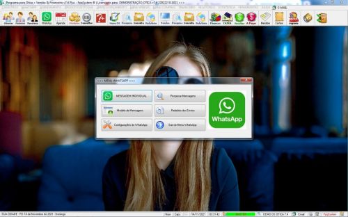 Programa para Ótica e Relojoalheria Serviços Vendas Financeiro e Estatística v7.4 Plus  Whatsapp - Fpqsystem 598335