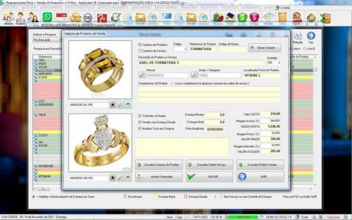 Programa para Ótica e Relojoalheria Serviços Vendas Financeiro e Estatística v7.4 Plus Whatsapp - Fpqsystem 598340