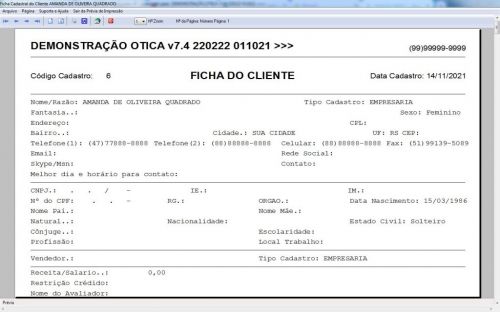 Programa para Ótica e Relojoalheria Serviços Vendas Financeiro e Estatística v7.4 Plus Whatsapp - Fpqsystem 598345