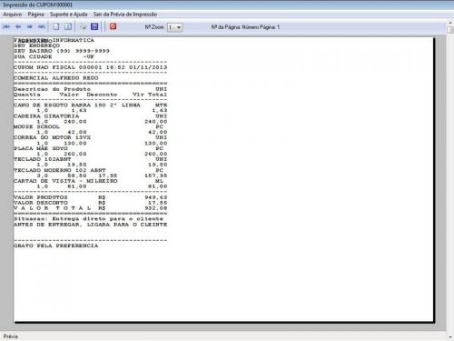 Programa para Papelaria e Presentes com Controle de Estoque e Pedido de Vendas v1.0 - Fpqsystem 653736