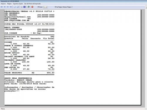 Programa Para Pedido Vendas Estoque e Financeiro V4.0 Plus - Fpqsystem 409239