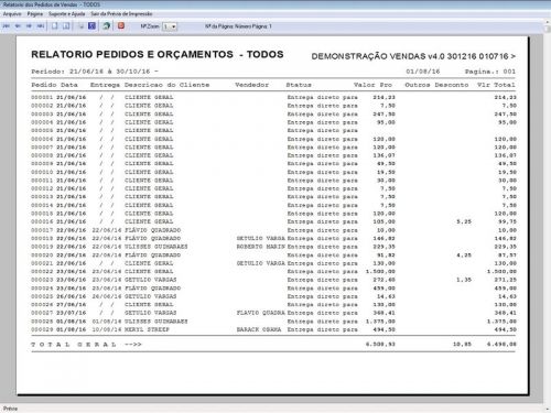 Programa Para Pedido Vendas Estoque e Financeiro V4.0 Plus - Fpqsystem 409248