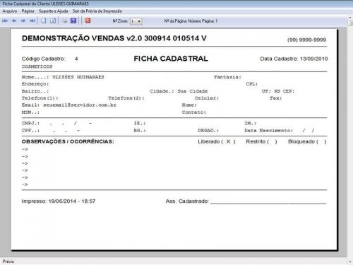 Programa para Perfumaria com Controle de Estoque Pedido de Vendas e Financeiro v2.0 - Fpqsystem 655629