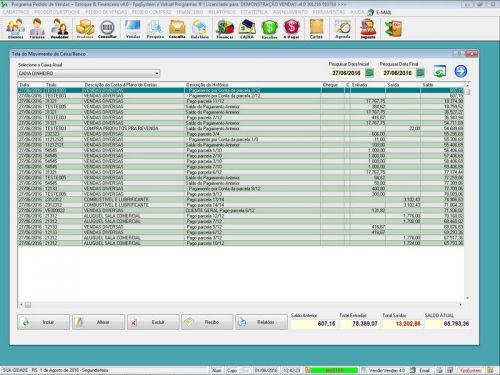 Programa para Perfumaria com Controle de Estoque Pedido de Vendas e Financeiro v4.0 Plus - Fpqsystem 656187