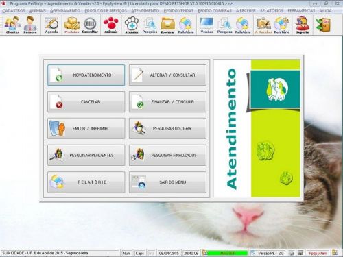 Programa para Petshop Atendimento Agendamento e Serviços v2.0 - Fpqsystem 657409