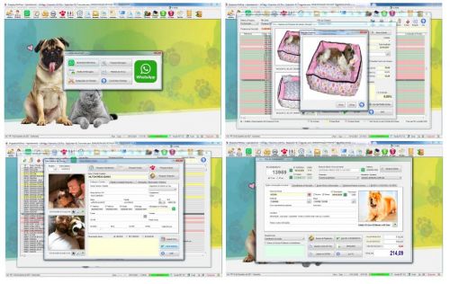 Programa para Petshop com Agendamento Vendas e Financeiro v5.0 Plus Whatzapp - Fpqsystem 600763