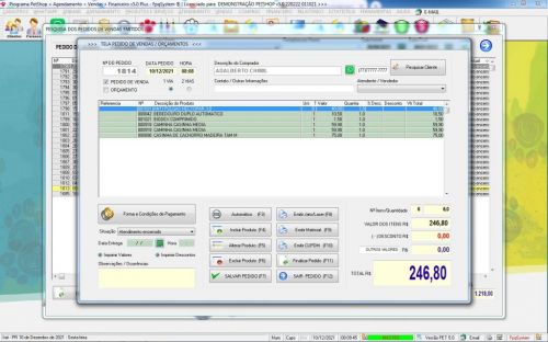 Programa para Petshop com Agendamento Vendas e Financeiro v5.0 Plus Whatzapp - Fpqsystem 600771