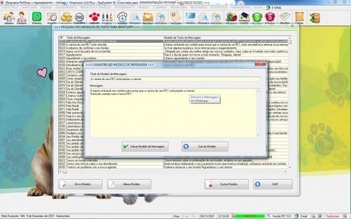 Programa para Petshop com Agendamento Vendas e Financeiro v5.0 Plus  Whatsapp 600772