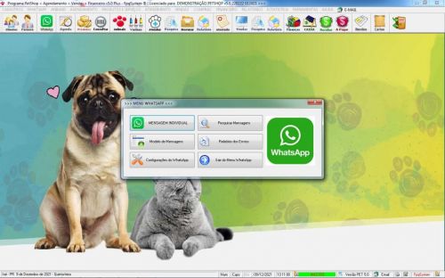 Programa para Petshop com Agendamento Vendas e Financeiro v5.0 Plus  Whatsapp 600776