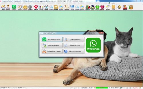 Programa para Petshop com Agendamento Vendas e Financeiro v6.0 Plus Whatsapp - Fpqsystem 600778
