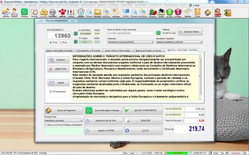 Programa para Petshop com Agendamento Vendas e Financeiro v6.0 Plus  Whatsapp 600783