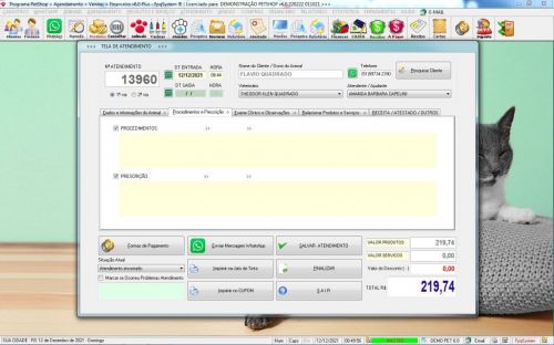 Programa para Petshop com Agendamento Vendas e Financeiro v6.0 Plus  Whatsapp 600785