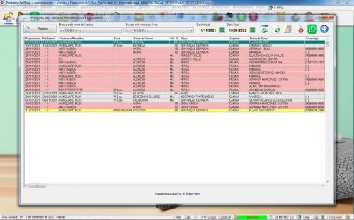 Programa para Petshop com Agendamento Vendas e Financeiro v6.0 Plus Whatsapp - Fpqsystem 600791