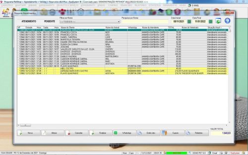 Programa para Petshop com Agendamento Vendas e Financeiro v6.0 Plus Whatsapp - Fpqsystem 600792