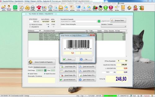 Programa para Petshop com Agendamento Vendas e Financeiro v6.0 Plus Whatsapp - Fpqsystem 600793