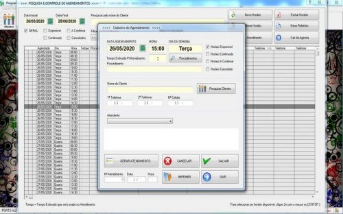 Programa para Studio Tatoo Atendimento Agendamento Financeiro v3.0 - Fpqsystem 598132