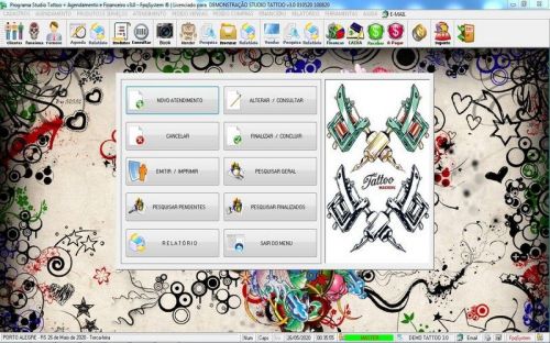 Programa para Studio Tatoo Atendimento Agendamento Financeiro v3.0 - Fpqsystem 598140