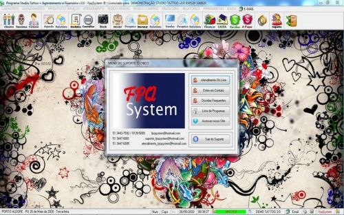 Programa para Studio Tatoo Atendimento Agendamento Financeiro v3.0 - Fpqsystem 598146