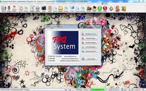 Programa para Studio Tatoo  Atendimento  Agendamento  Financeiro v3.0 598146