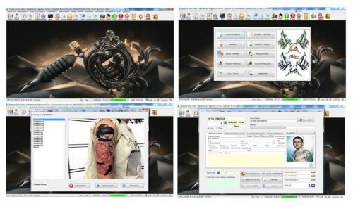 Programa para Studio Tatoo  Atendimento  Agendamento  Financeiro v4.0 Plus - Fpqsystem 598110