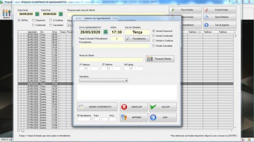 Programa para Studio Tatoo Atendimento Agendamento Financeiro v4.0 Plus - Fpqsystem 598117