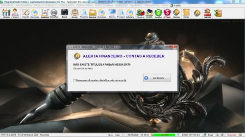 Programa para Studio Tatoo Atendimento Agendamento Financeiro v4.0 Plus - Fpqsystem 598119