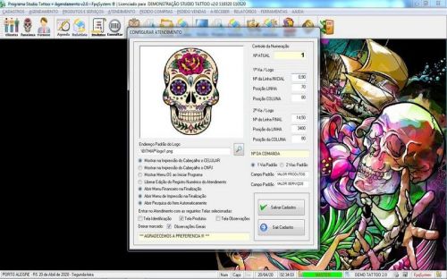 Programa para Studio Tatoo Atendimento Agendamento v2.0 - Fpqsystem 598152