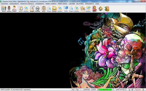 Programa para Studio Tatoo Atendimento Agendamento v2.0 - Fpqsystem 598165