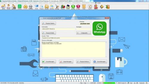 Programa Pedido de Vendas e Estoque com Financeiro v5.0 Plus  Whatsapp - Fpqsystem 588699