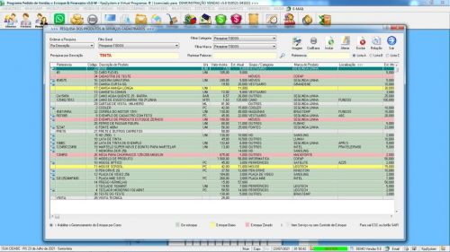 Programa Pedido de Vendas e Estoque com Financeiro v5.0 Plus Whatsapp - Fpqsystem 588708