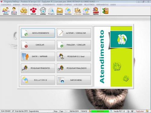 Programa Petshop Atendimento Agendamento e Serviços v1.0 - Fpqsystem 657390