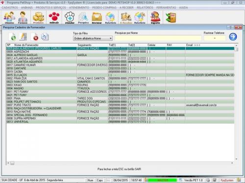 Programa Petshop Atendimento Agendamento e Serviços v1.0 - Fpqsystem 657402